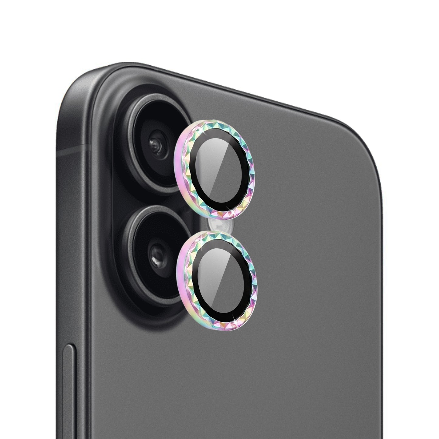 IPG ProLens for Apple iPhone 17 Rhombic 3D Diamond Individual Frame Camera Lens Protector (2 Color Options)