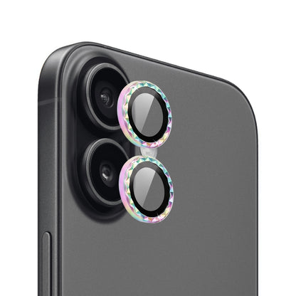 IPG ProLens for Apple iPhone 17 Rhombic 3D Diamond Individual Frame Camera Lens Protector (2 Color Options)
