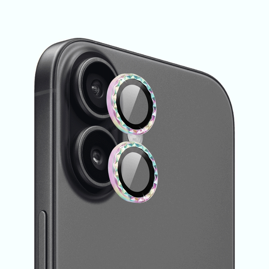 IPG ProLens for Apple iPhone 17 Rhombic 3D Diamond Individual Frame Camera Lens Protector (2 Color Options)