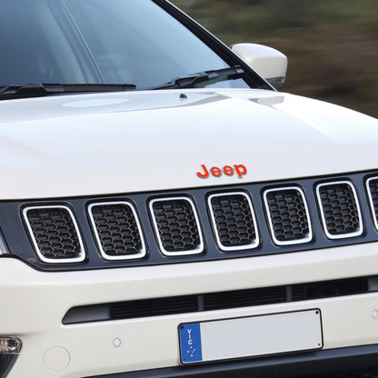 IPG Decorative for Jeep Compass MP 2017-2019 Front and Rear Emblem Decals Stickers Protector