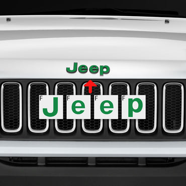IPG Decorative for Jeep Renegade Limited 2015 - 2020 Front and Rear Emblem Protector