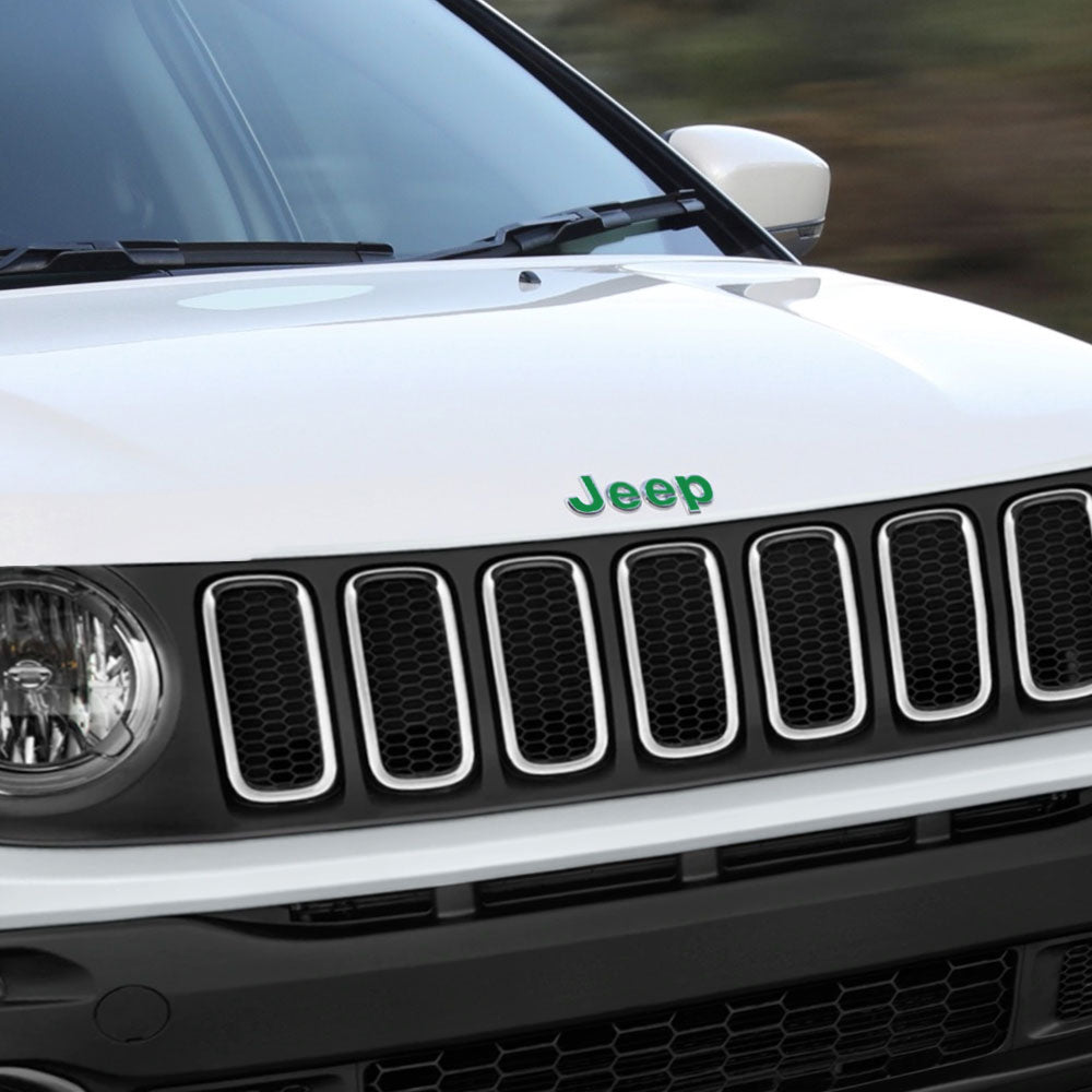 IPG Decorative for Jeep Renegade Limited 2015 - 2020 Front and Rear Emblem Decals Stickers Protector