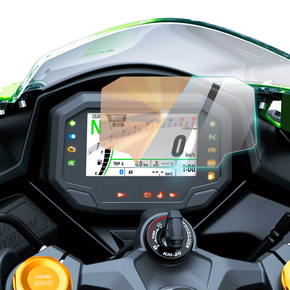 IPG Anti-Glare for Kawasaki Ninja ZX4RR-1000SX-Z650-Z900 2023-2025 Dashboard Cluster Speedometer Display ANTI-GLARE SCREEN Protector