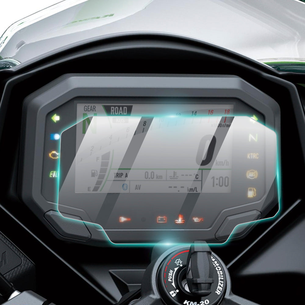 Kawasaki Ninja ZX4RR-1000SX-Z650-Z900 2023-2025 GPS Navigasyon Hız Göstergesi Gösterge Paneli için 9H Nano IPG ProActive Ekran Koruyucu