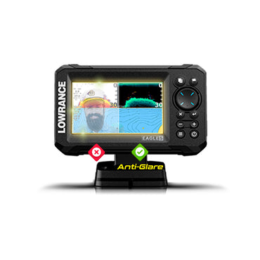 LOWRANCE EAGLE EYE 5" inç Balık Bulucu & Harita Çizer Sonar Radar Harita Dönüştürücü Ekranı için IPG Anti-Glare Yansıma Önleyici Ekran Koruyucu