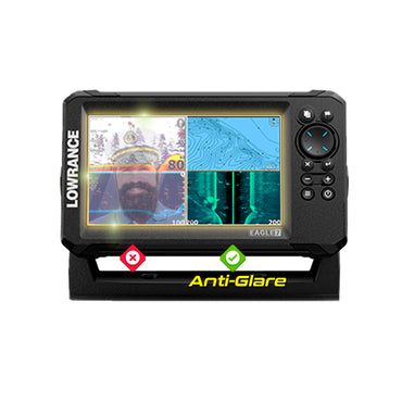 LOWRANCE EAGLE EYE 7" inç Balık Bulucu & Harita Çizer Sonar Radar Harita Dönüştürücü Ekranı için IPG Anti-Glare Yansıma Önleyici Ekran Koruyucu