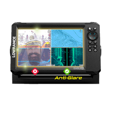 LOWRANCE EAGLE EYE 9" inç Balık Bulucu & Harita Çizer Sonar Radar Harita Dönüştürücü Ekranı için IPG Anti-Glare Yansıma Önleyici Ekran Koruyucu