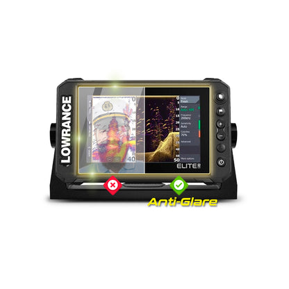 IPG Anti-Glare for LOWRANCE ELITE 7 FS 7" inch Fishfinder & Chartplotter GPS Sonar Radar Map Display ANTI-GLARE SCREEN Protector