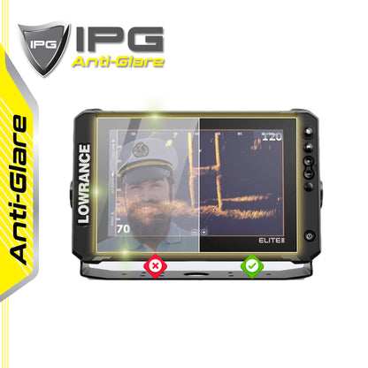 LOWRANCE ELITE 10 FS 10" inç Balık Bulucu & Harita Çizer Sonar Radar Harita Dönüştürücü Ekranı için IPG Anti-Glare Yansıma Önleyici Ekran Koruyucu