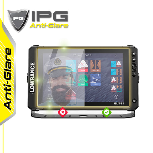 LOWRANCE ELITE 12 FS 12" inç Balık Bulucu & Harita Çizer Sonar Radar Harita Dönüştürücü Ekranı için IPG Anti-Glare Yansıma Önleyici Ekran Koruyucu