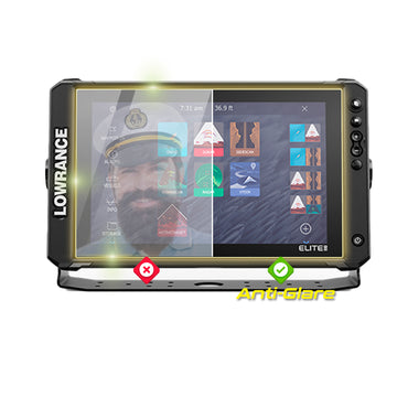 LOWRANCE ELITE 12 FS 12" inç Balık Bulucu & Harita Çizer Sonar Radar Harita Dönüştürücü Ekranı için IPG Anti-Glare Yansıma Önleyici Ekran Koruyucu