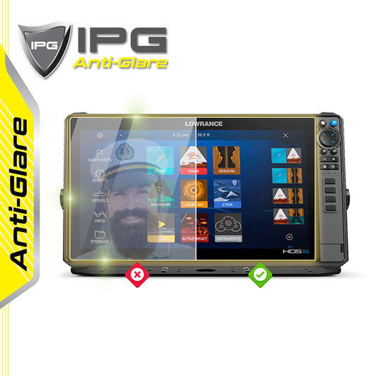 LOWRANCE HDS PRO 16" inç Balık Bulucu & Harita Çizer Sonar Radar Harita Dönüştürücü Ekranı için IPG Anti-Glare Yansıma Önleyici Ekran Koruyucu