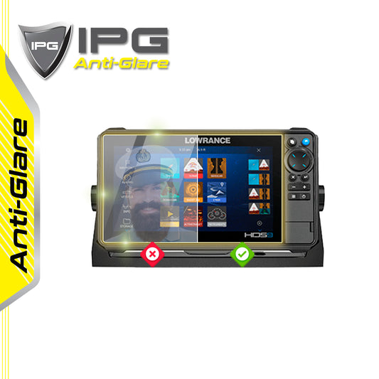 LOWRANCE HDS PRO 9" inç Balık Bulucu & Harita Çizer Sonar Radar Harita Dönüştürücü Ekranı için IPG Anti-Glare Yansıma Önleyici Ekran Koruyucu