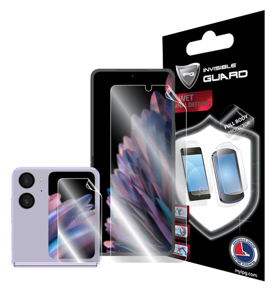 IPG Original for Oppo Find N2 Flip Smartphone (Internal - External Screen) FULL BODY Protector (Hydrogel)