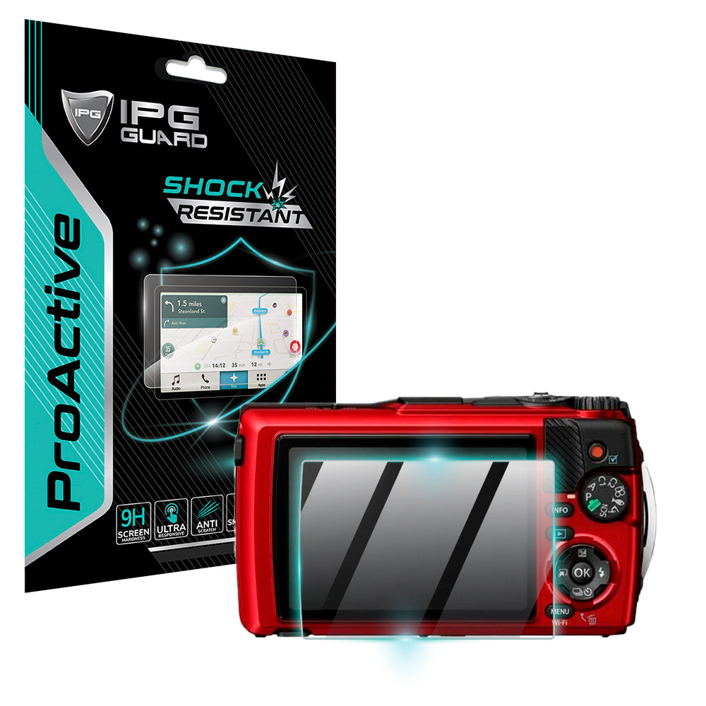 IPG ProActive for OLYMPUS Tough TG-7 Camera Display (2 Units) SCREEN Protector