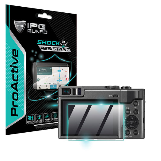 IPG ProActive for PANASONIC Lumix DC-ZS70K DC-ZS70S / DMC-TZ80 / DC-TZ90 /DC-TZ91 Camera Display (2 Units) SCREEN Protector