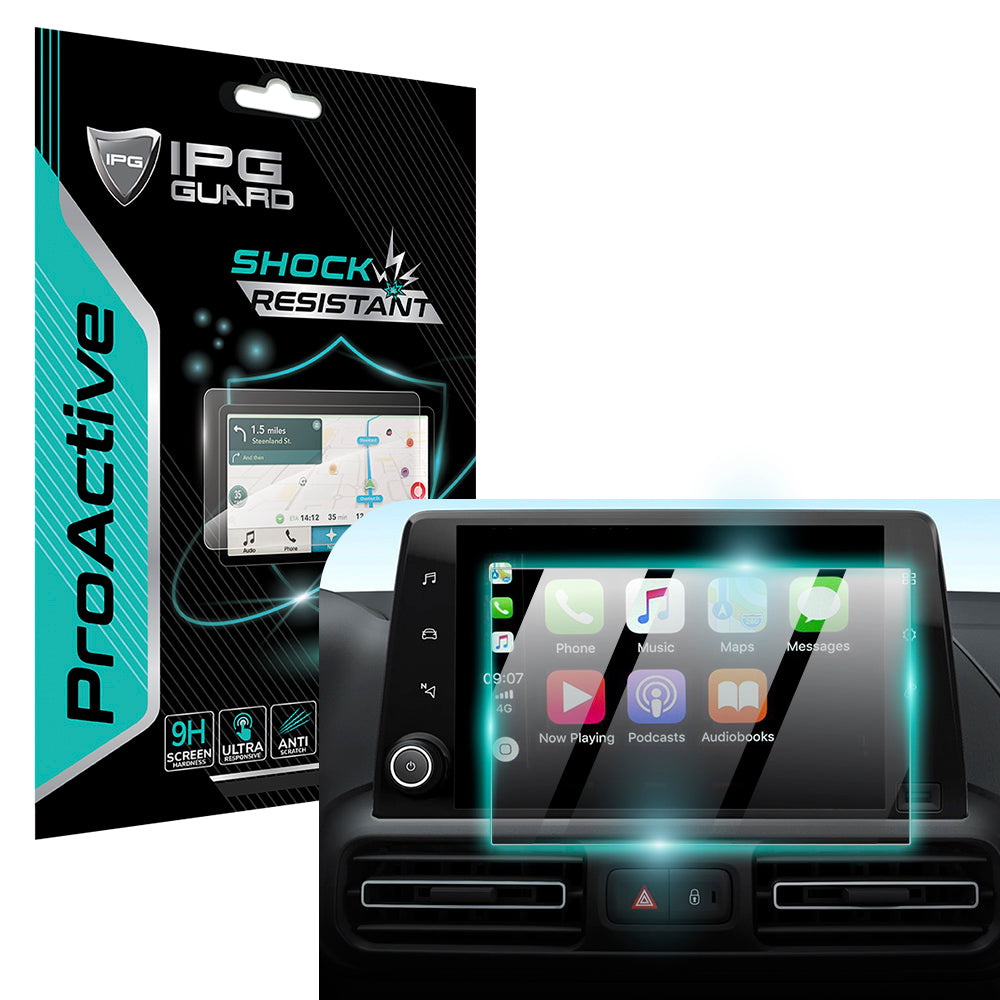 IPG ProActive for Peugeot Partner 2023 8" inch Navigation SCREEN Protector