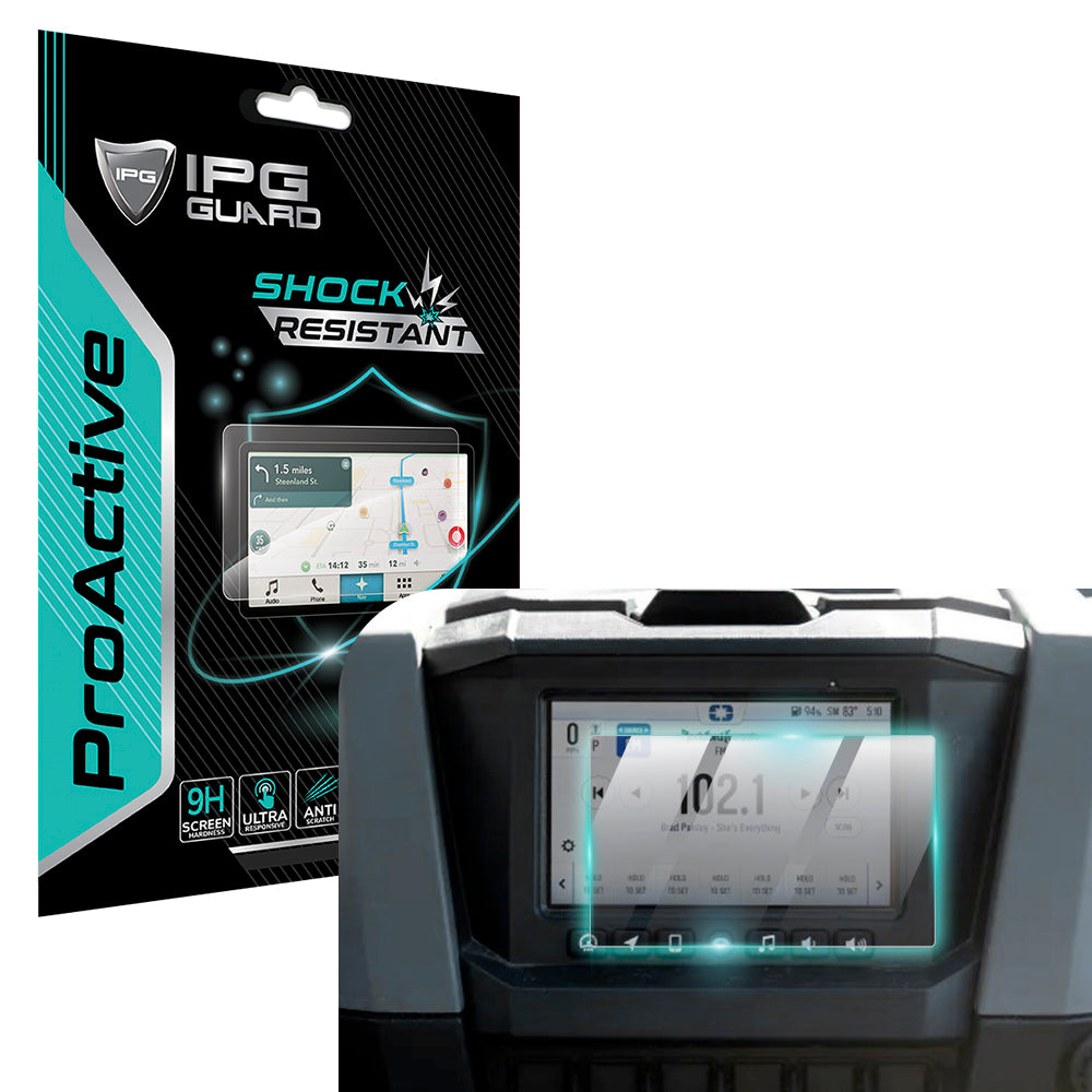 IPG ProActive for Polaris 2019-2024 RZR PRO XP/R 7 inch Ride Command Snowmobile Display SCREEN Protector