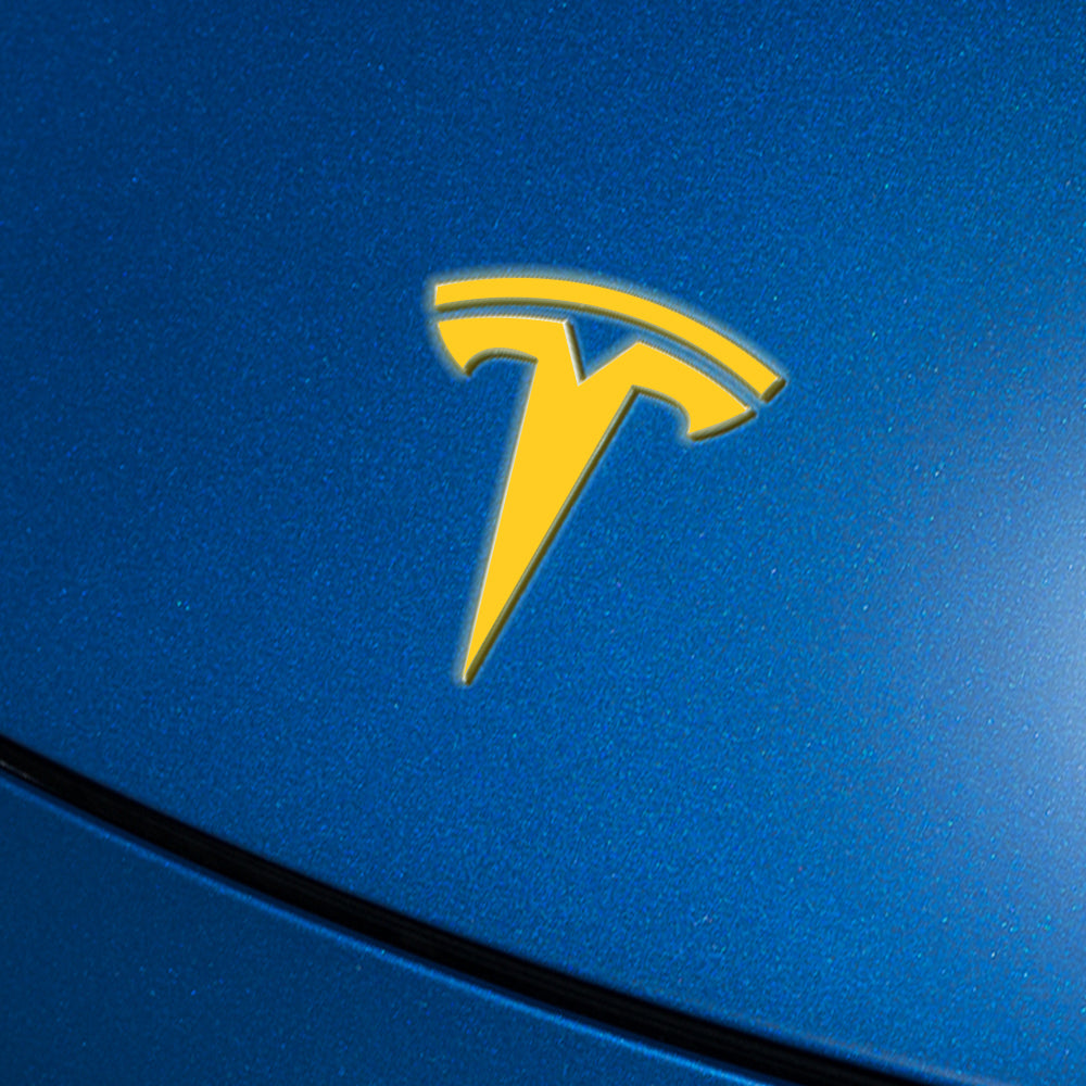 IPG Reflective for Tesla Model Y Decal Sticker (8 Logo Set) Protector (Reflective Series)