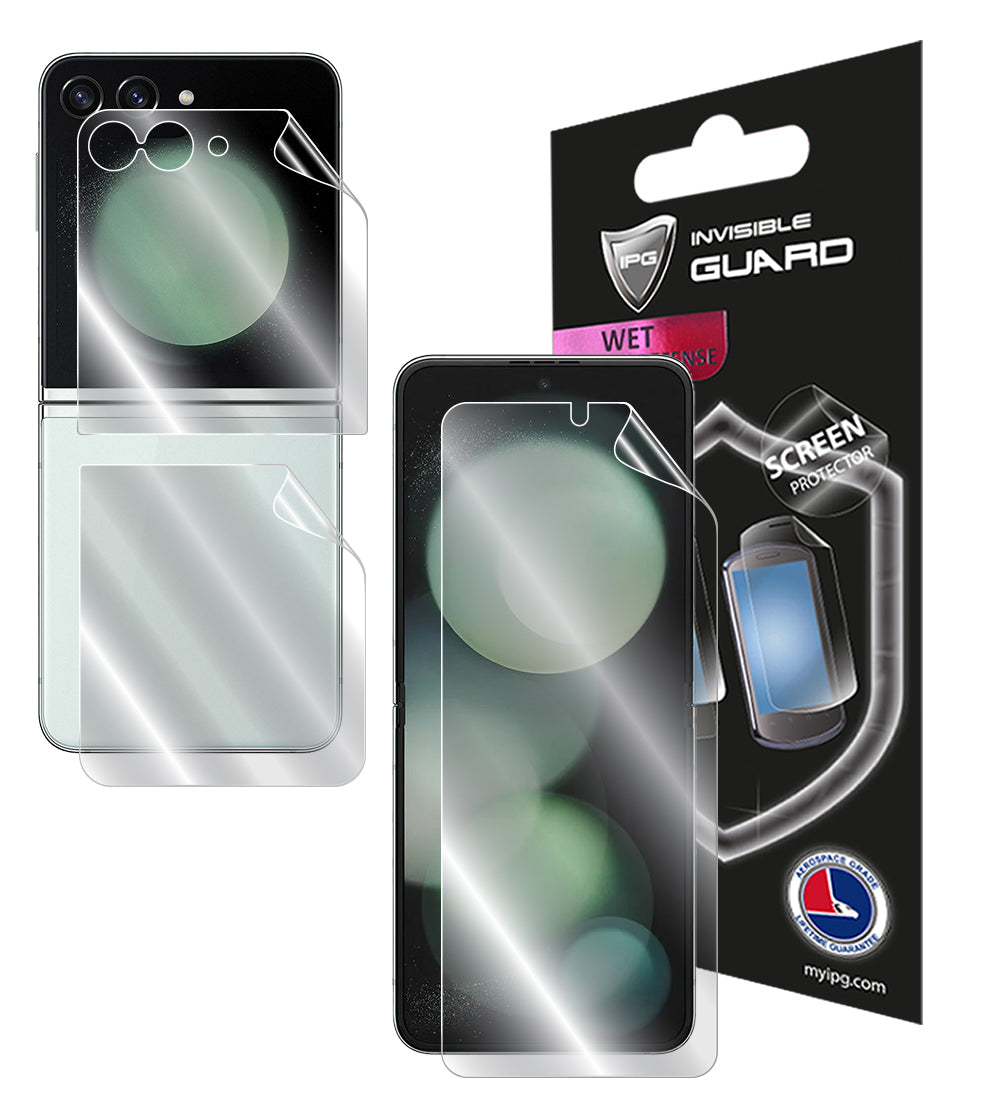 IPG Original for Samsung Galaxy Z Flip 3 / Flip 4 / Flip 5 FULL BODY (Internal - External Screen) FULL BODY Protector (Hydrogel)