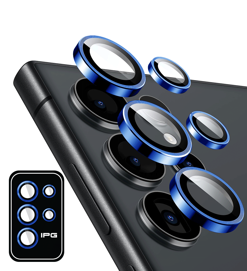 IPG ProLens for Samsung Galaxy S24 Ultra CD TRACK FRAME CAMERA LENS Protector (4 Color Options)