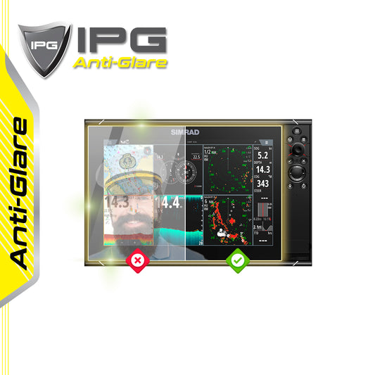 Simrad NSS 12 evo3S 12" inç Balık Bulucu & Harita Çizer Sonar Radar Harita Dönüştürücü Ekranı için IPG Anti-Glare Yansıma Önleyici Ekran Koruyucu