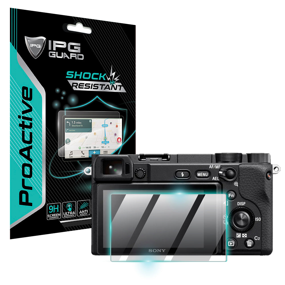 IPG ProActive for Sony Alpha 6100 - 6600 - A6100 - A6600 Mirrorless Camera (2 Units) SCREEN Protector