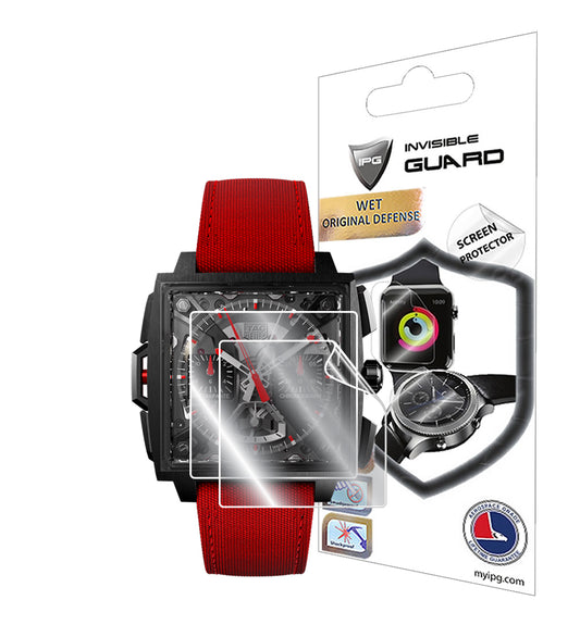 IPG Original for TAG Heuer Monaco Split - Seconds Chronograph CBW2181.FC8322 (41mm) Watch SCREEN Protector (2 Units) (Hydrogel)