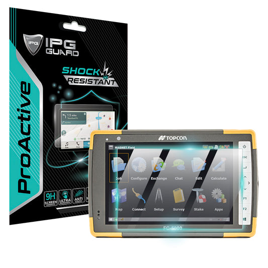 IPG ProActive for TOPCON FC-5000 / FC-6000 / FC-6000A / FC-6400 7 Inch Field Data Controller Display SCREEN Protector