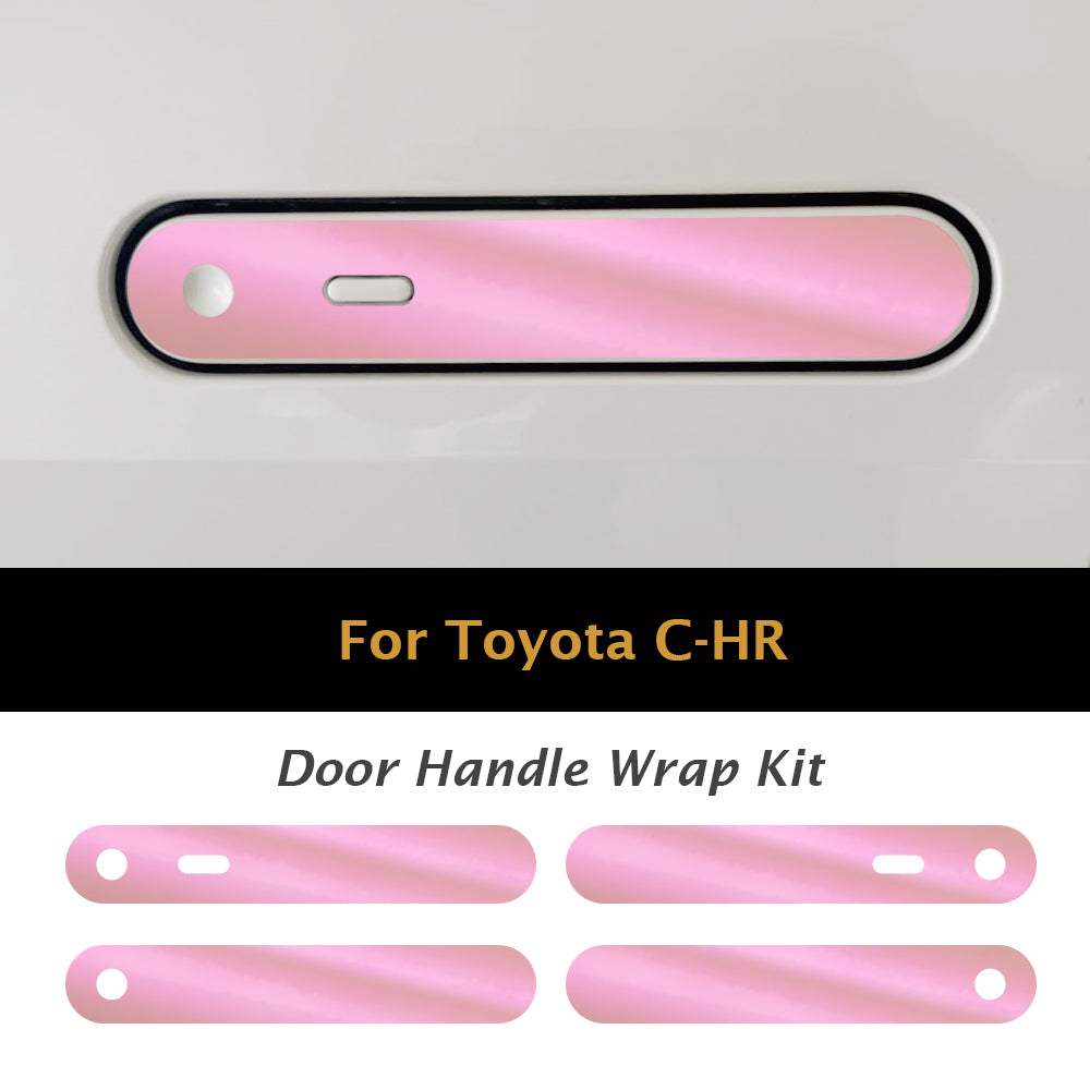 IPG Decorative for TOYOTA 2024 C-HR HYBIRD PASSION/X-SPORT/X-STYLE Door Handle Decal Sticker Wrap Kit (Set of 4) Protector