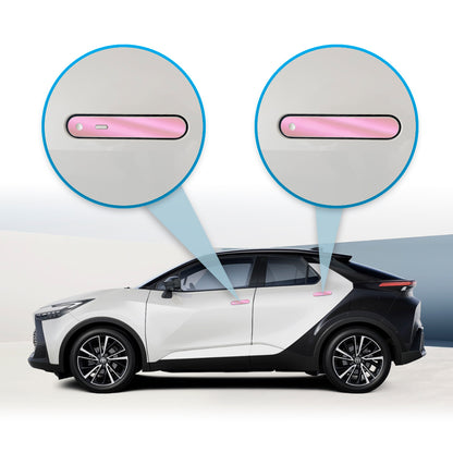 IPG Decorative for TOYOTA 2024 C-HR HYBIRD PASSION/X-SPORT/X-STYLE Door Handle Decal Sticker Wrap Kit (Set of 4) Protector