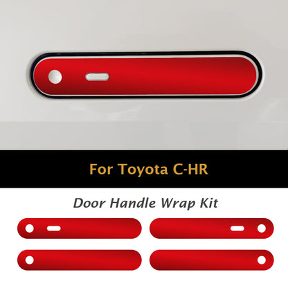 IPG Decorative for TOYOTA 2024 C-HR HYBIRD PASSION/X-SPORT/X-STYLE Door Handle Decal Sticker Wrap Kit (Set of 4) Protector