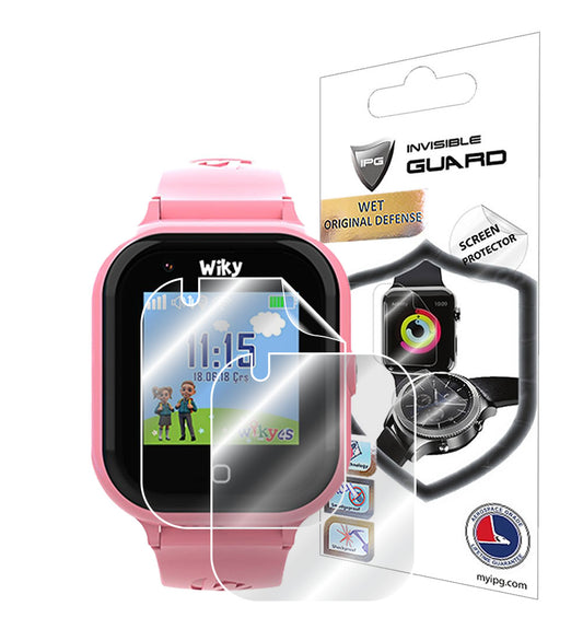  Wiky Watch 4S Akıllı Çocuk Saati için IPG Orijinal Ekran Koruyucu (2 Adet) (Hidrojel)