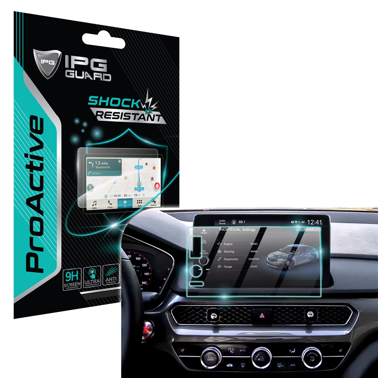 IPG ProActive for Acura Integra 2025 Type-S Navigation SCREEN Protector
