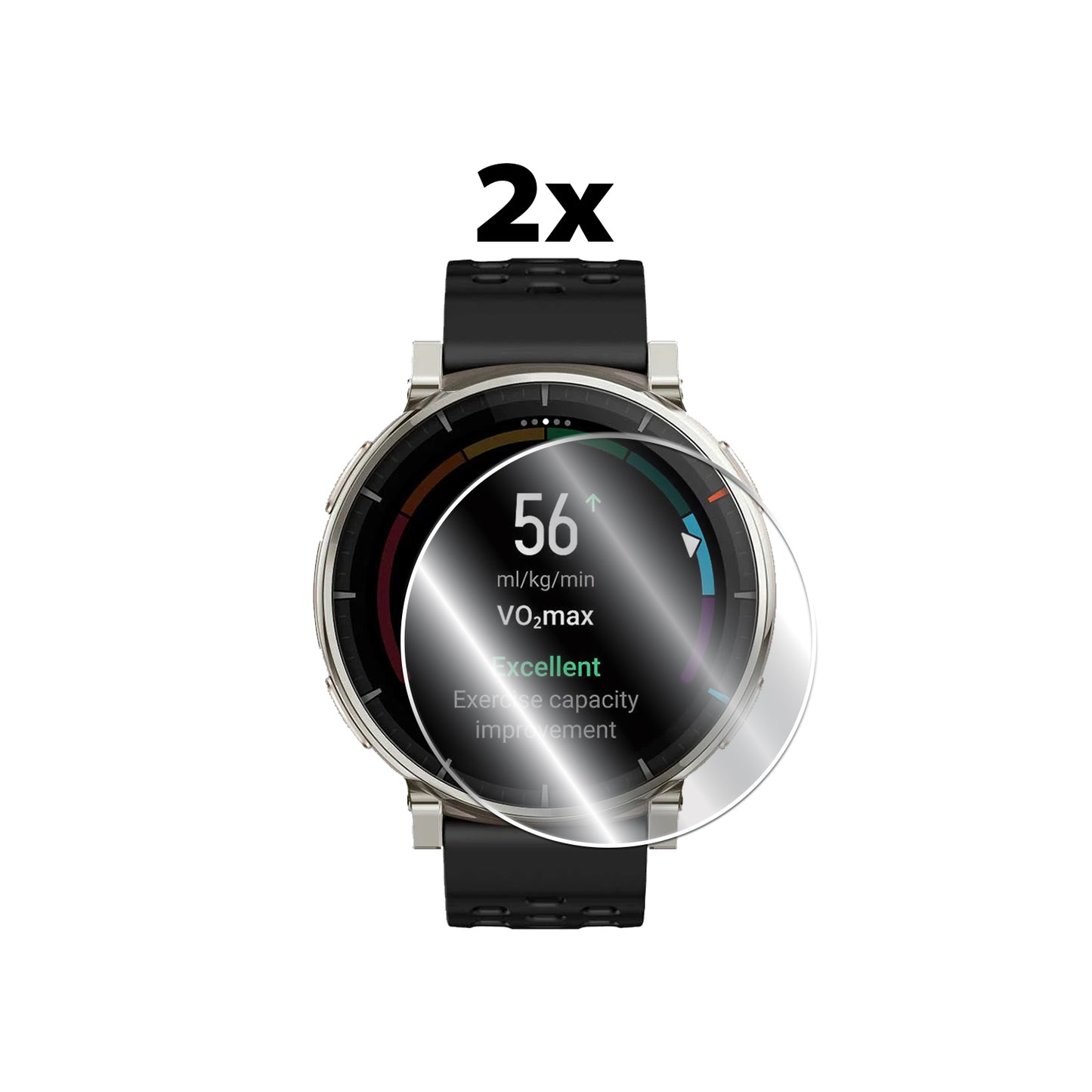 IPG Original for Amazfit Active 3 Premium Smartwatch SCREEN Protector (2 Units) (Hydrogel)