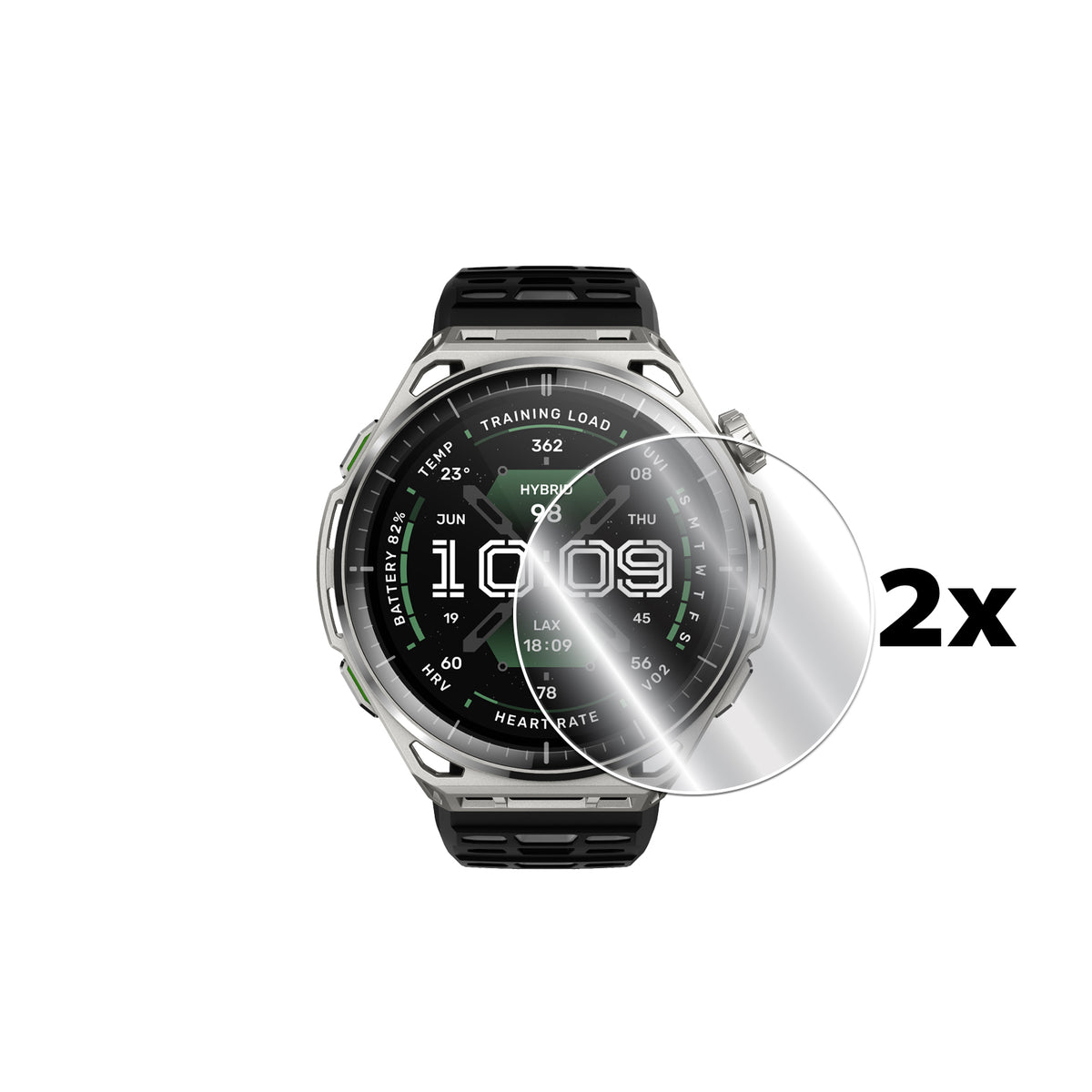Amazfit Balance 3 Akıllı Saat için IPG Orijinal Ekran Koruyucu (2 Adet) (Hidrojel)