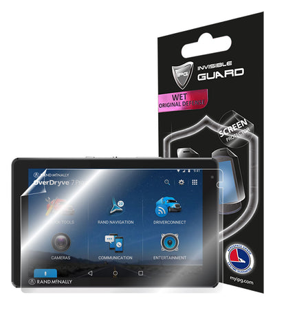 Rand McNally OverDryve 7 Pro Gen 2, 7 inç GPS (OD7PROII) Kamyon Tablet Navigasyon için IPG Orijinal EKRAN Koruyucu (Hidrojel)