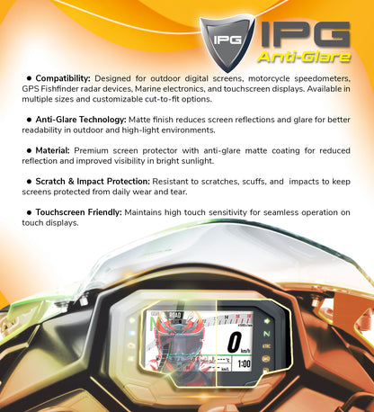 IPG Anti-Glare for Carpuride W702BS 7" inch (BMW R 1200 GS-BMW R 1250 GS-BMW R 1300 GS-BMW S 1000 XR) Motorcycle Wireless CarPlay SCREEN Protector
