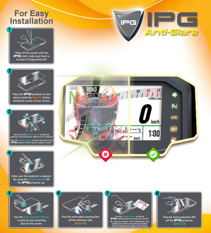 IPG Anti-Glare for Carpuride W702BS 7" inch (BMW R 1200 GS-BMW R 1250 GS-BMW R 1300 GS-BMW S 1000 XR) Motorcycle Wireless CarPlay SCREEN Protector