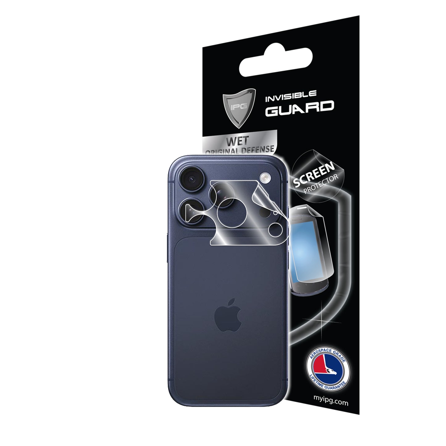 Apple iPhone 17 Pro için IPG Orijinal ARKA KAMERA Koruyucu (2 Adet ) (Hidrojel)