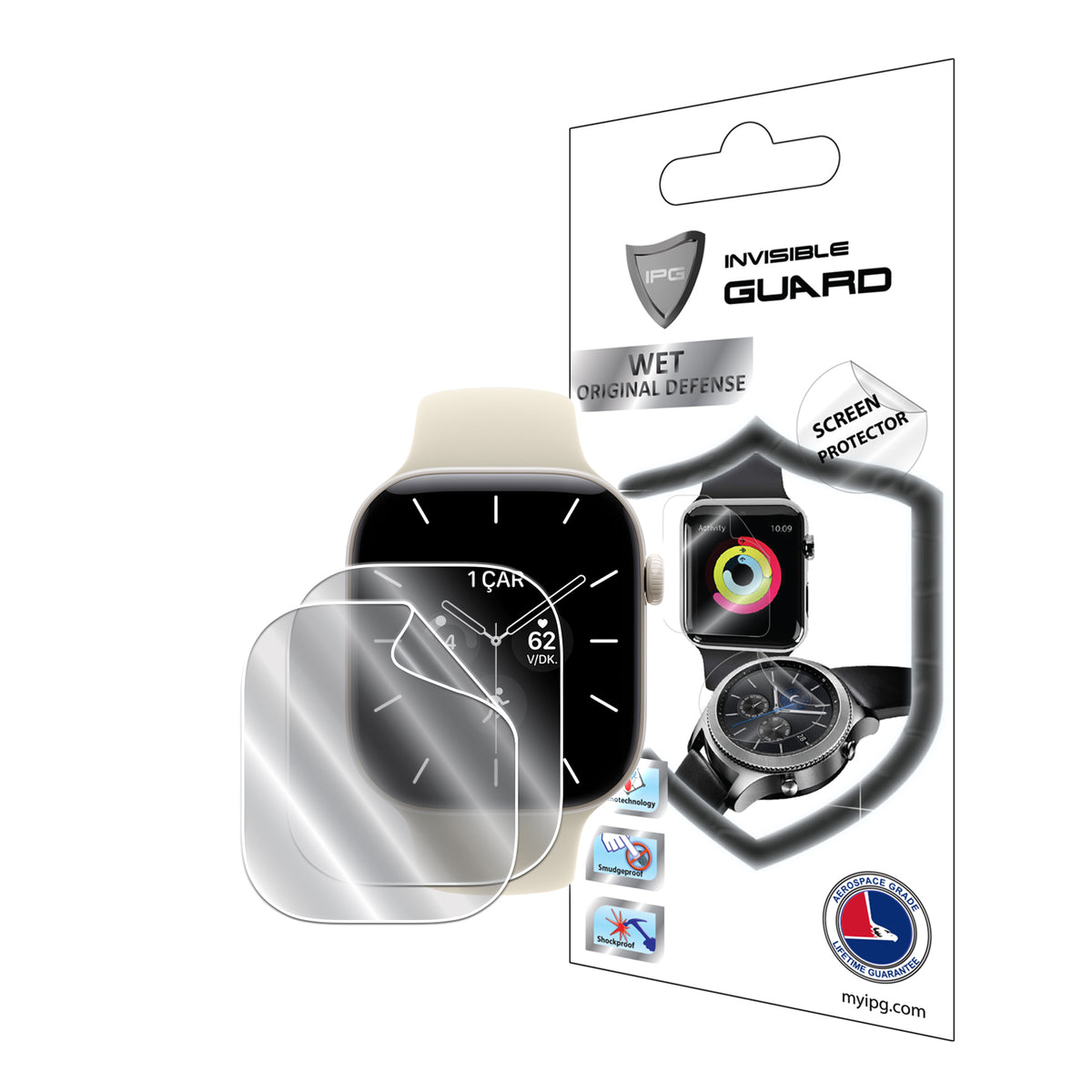IPG Original for Apple Watch Series 12 46mm - 47mm SCREEN Protector (2 Units) (Hydrogel)