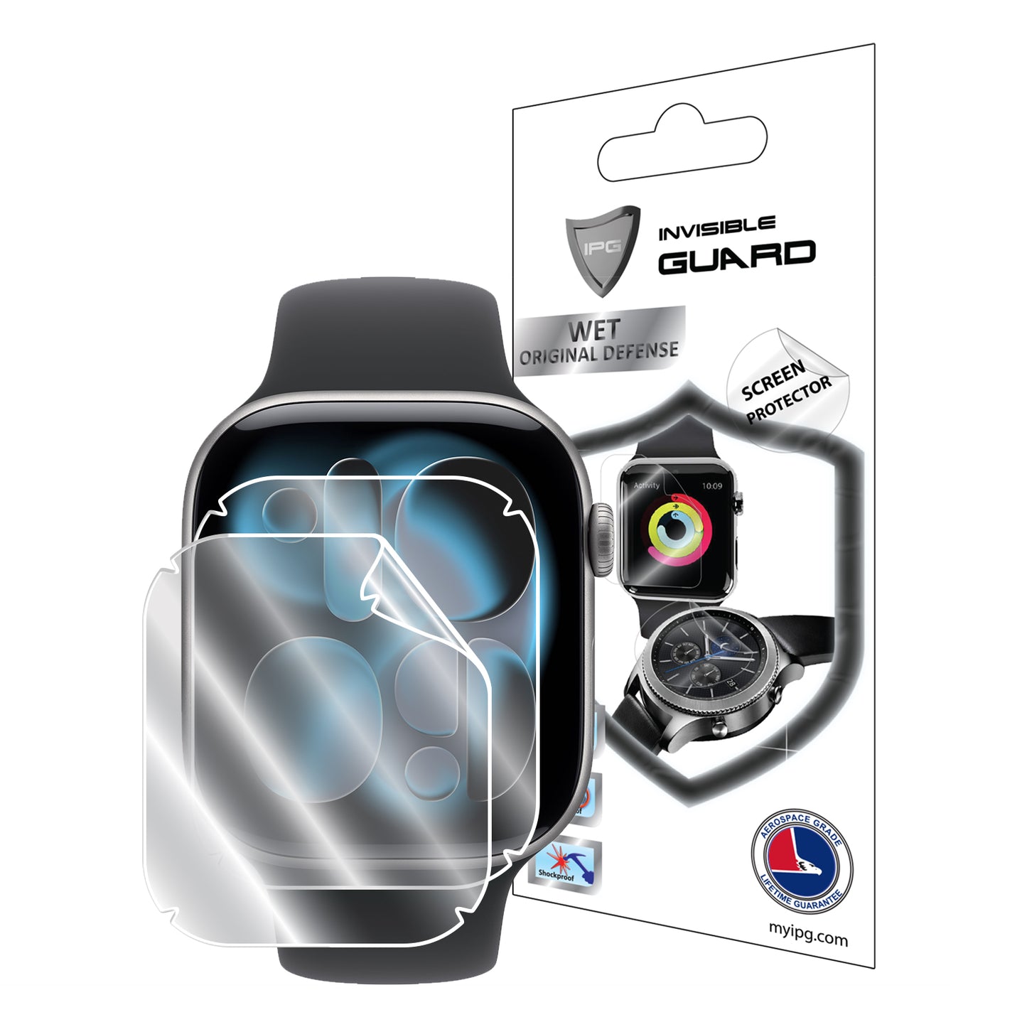 IPG Original for Apple Watch 11 Series 42mm - 46mm SCREEN Protector (2 Units) (Hydrogel)