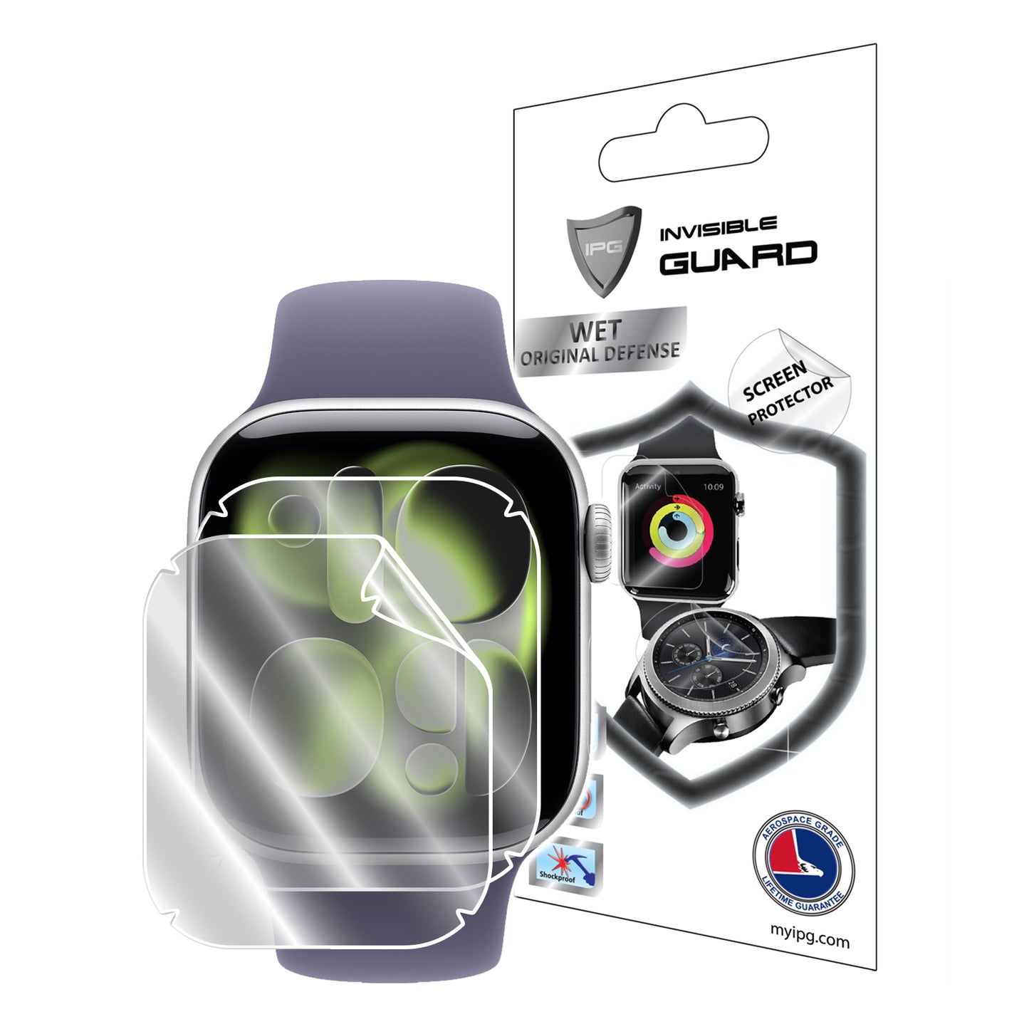 IPG Original for Apple Watch 11 Series 42mm - 46mm SCREEN Protector (2 Units) (Hydrogel)