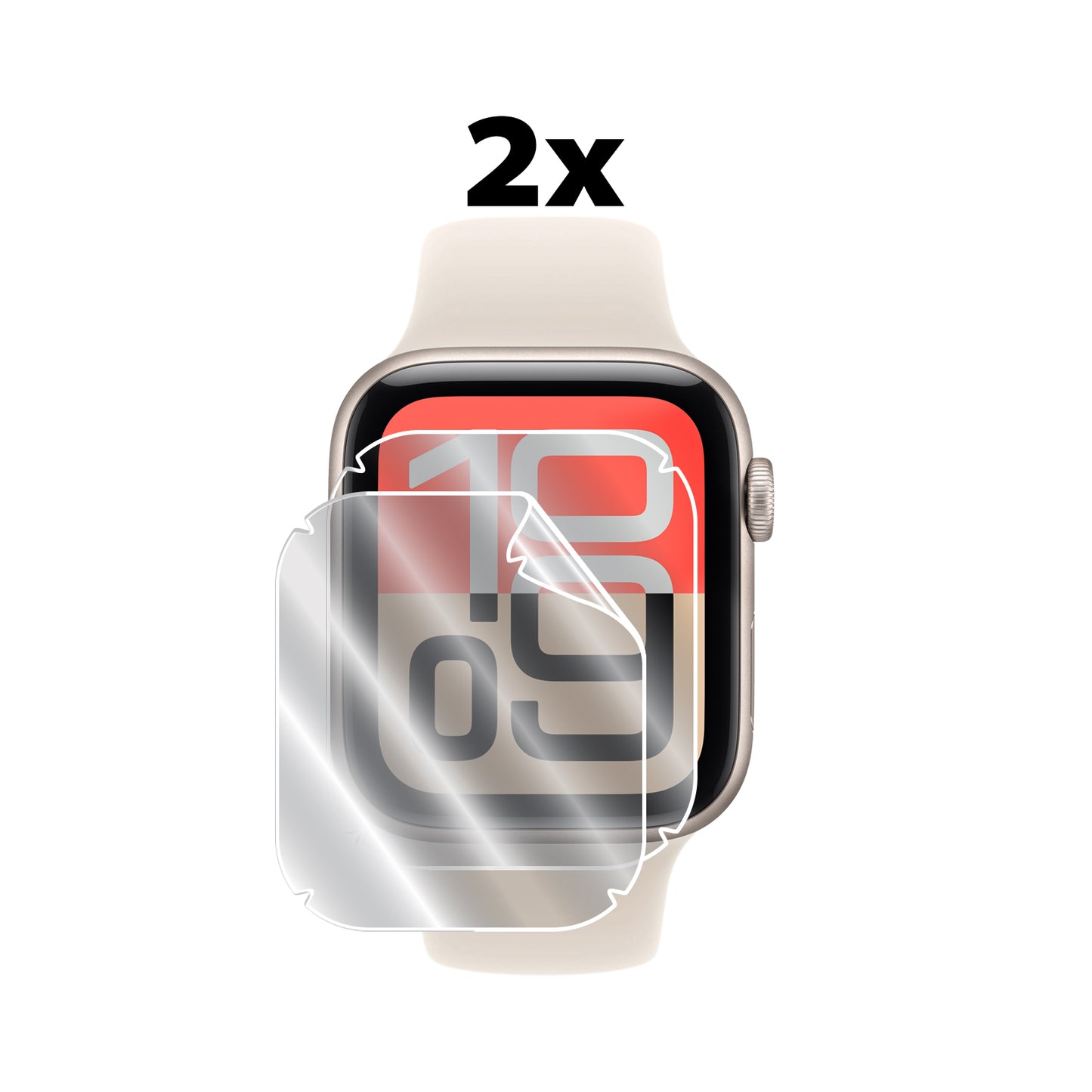 IPG Original for Apple Watch SE 3 40mm-44mm SCREEN Protector (2 Units) (Hydrogel)