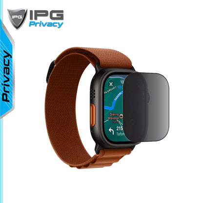 IPG PRIVACY for Apple Watch Ultra 3 Anti-spy Glass SCREEN Protector