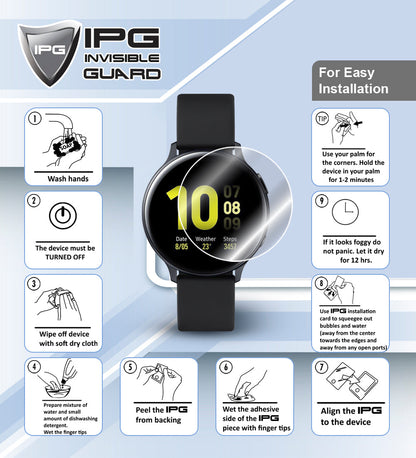 IPG Original for Garmin Vivoactive 4S Smartwatch SCREEN Protector (Hydrogel)