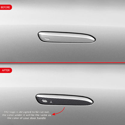 IPG Decorative for Mercedes EQS/EQE/CLA-S Class/E-Class Door Handle Kit Decal Sticker Wrap Kit