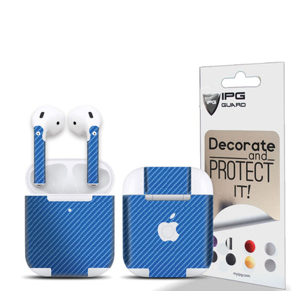 AirPods 1-2 dış kasa ve kulaklık üzeri için IPG Dekoratif Koruyucu Sticker Etiket Aksesuar Vinil