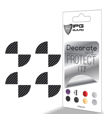IPG Decorative for BMW Wheel Rim Decorative Logo: 1.54" - 39mm /Center Cap:2.69" - 68mm Stickers Set (8 Units) Wrap Kit