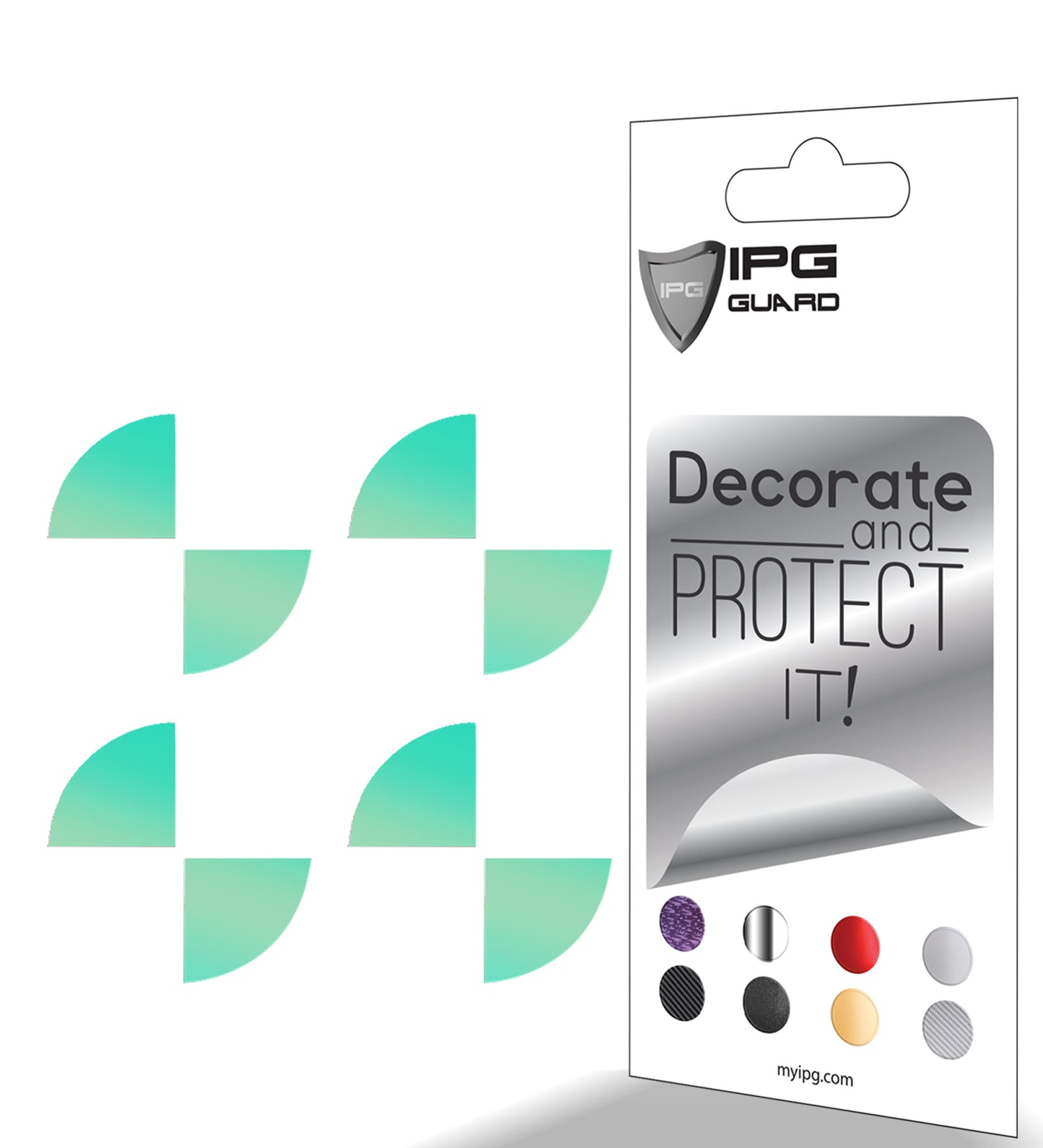 IPG Decorative for BMW Wheel Rim Decorative Logo: 1.54" - 39mm /Center Cap:2.69" - 68mm Stickers Set (8 Units) Wrap Kit